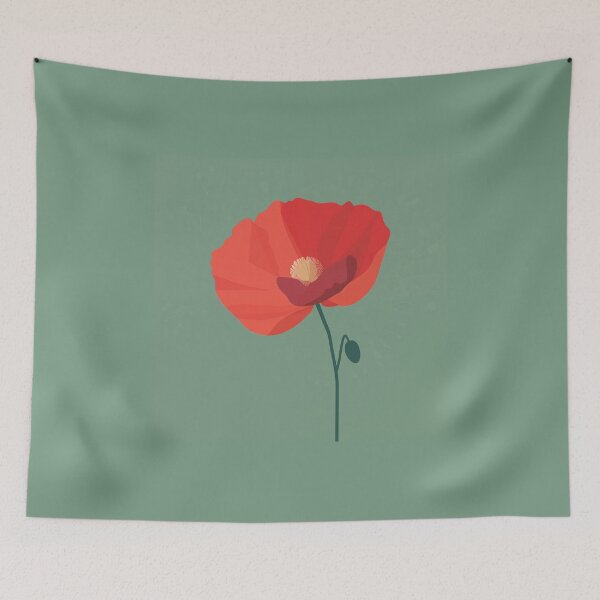 Item preview, Poppy Flower designed and sold by Midnight Garden.