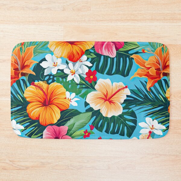 Item preview, Tropical Hibiscus Bliss Seamless pattern designed and sold by Purr- Paradise.