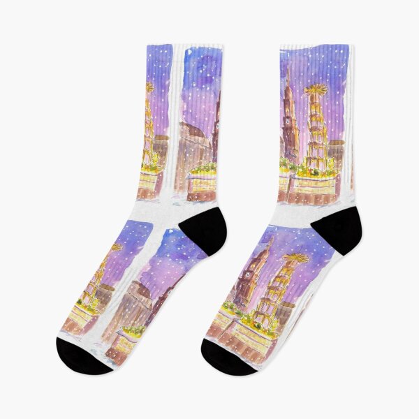 Item preview, Dresden XMAS Market in Nightly Winter Scene at Striezelmarkt designed and sold by artshop77.