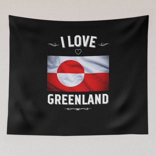 Item preview, I Love Greenland designed and sold by LoveMyRoots.