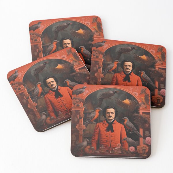 Item preview, Allan Poe in Red designed and sold by AS94 Creative Designs.