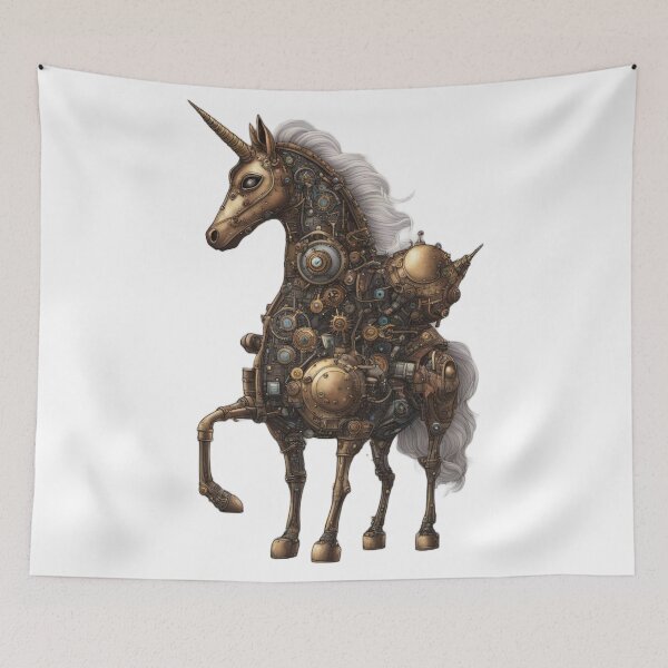 Item preview, Steampunk Unicorn  designed and sold by AnnetteSmiddy.