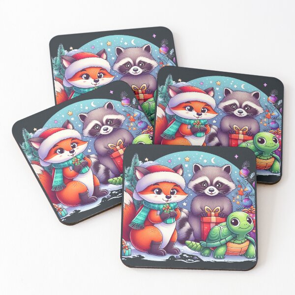 Item preview, Happy Animals at Christmas - Funny designed and sold by Amazing States of America.