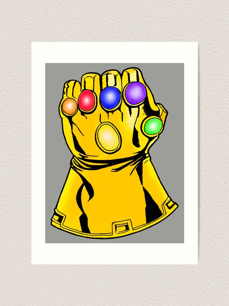 Thanos And Infinity Gauntlet Coloring Page - Free Printable Coloring Pages  for Kids