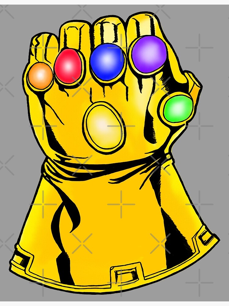 "Infinity Gauntlet" Art Print for Sale by nathmart Redbubble