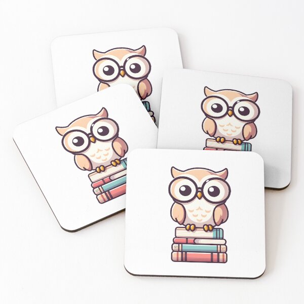 Item preview, Scholarly Owl on Stacked Books - Whimsical Bird Art designed and sold by UmbrellaStudio1.