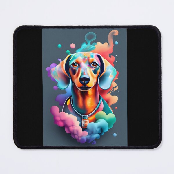 Item preview, Colorful Dach 1/4 designed and sold by DachshundsOnRB.