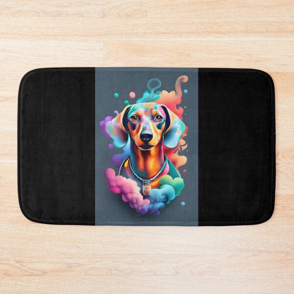 Item preview, Colorful Dach 1/4 designed and sold by DachshundsOnRB.