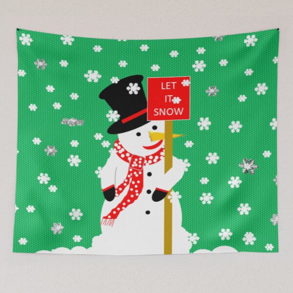 Item preview, Snow Man #2 designed and sold by MirucaDesign.