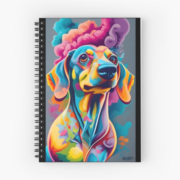 Item preview, Colorful Dach 2/4 designed and sold by DachshundsOnRB.