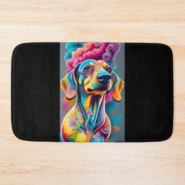 Item preview, Colorful Dach 2/4 designed and sold by DachshundsOnRB.