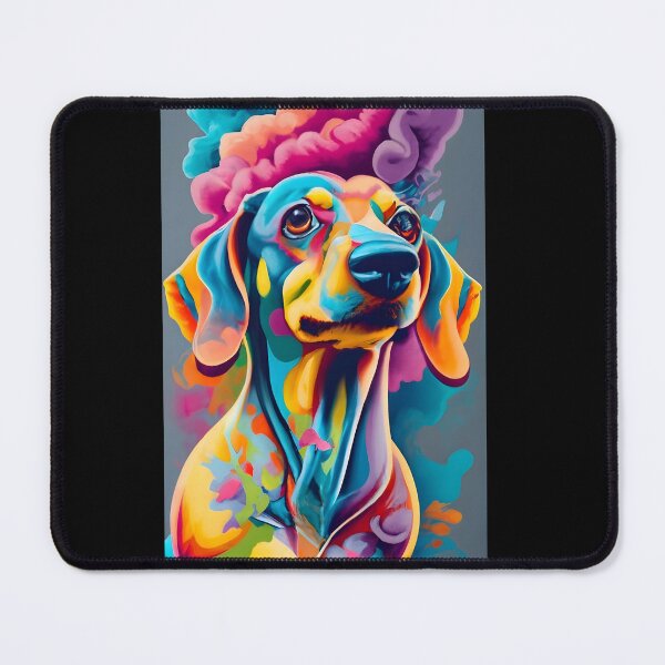 Item preview, Colorful Dach 2/4 designed and sold by DachshundsOnRB.