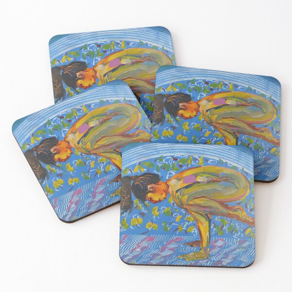 Item preview, Colourful figurative yoga pose 959 designed and sold by Eraclis Aristidou.