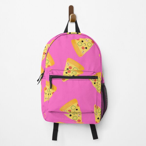 Item preview, Cutey Face Pizza Pattern (Pink) designed and sold by bearious.