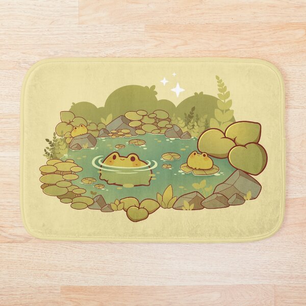 Item preview, Cute frog pond designed and sold by Rihnlin.