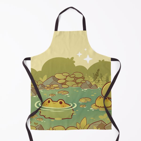 Item preview, Cute frog pond designed and sold by Rihnlin.