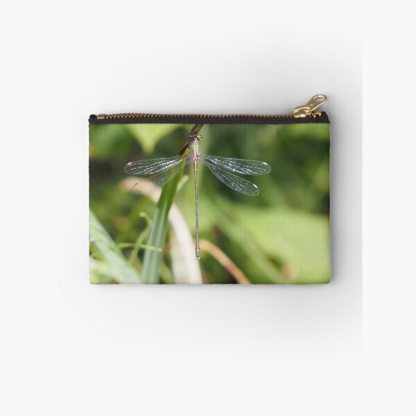 Item preview, Damselfly green blue and rust-coloured designed and sold by Syr'photographies.