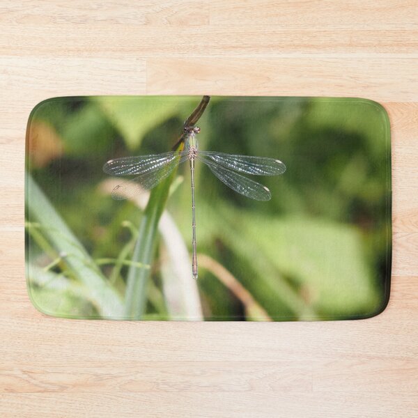Item preview, Damselfly green blue and rust-coloured designed and sold by Syr'photographies.