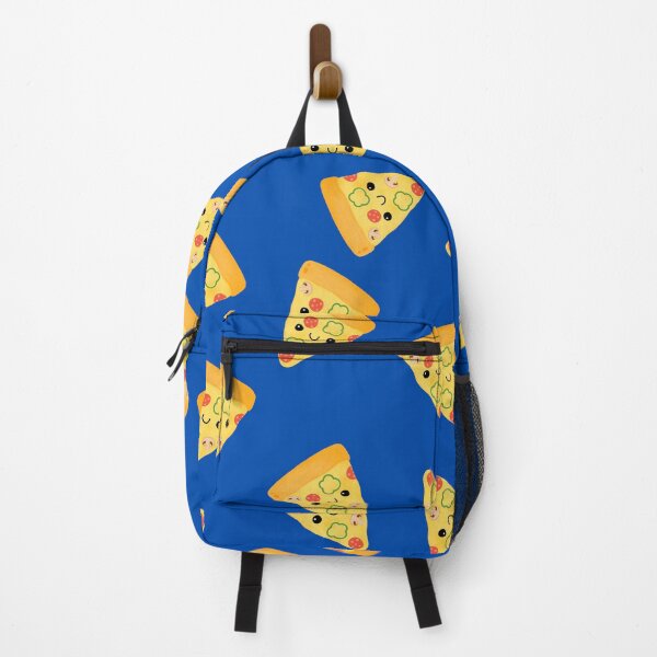 Item preview, Cutey Face Pizza Pattern (Royal Blue) designed and sold by bearious.