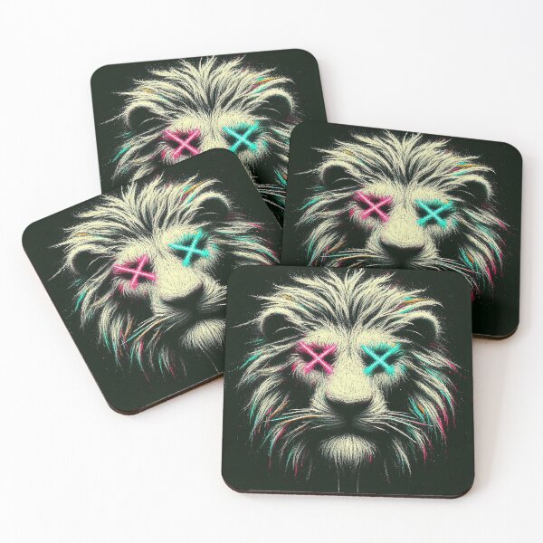 Item preview, Lion Sketch with Chalk effect. designed and sold by urbanjungle403.