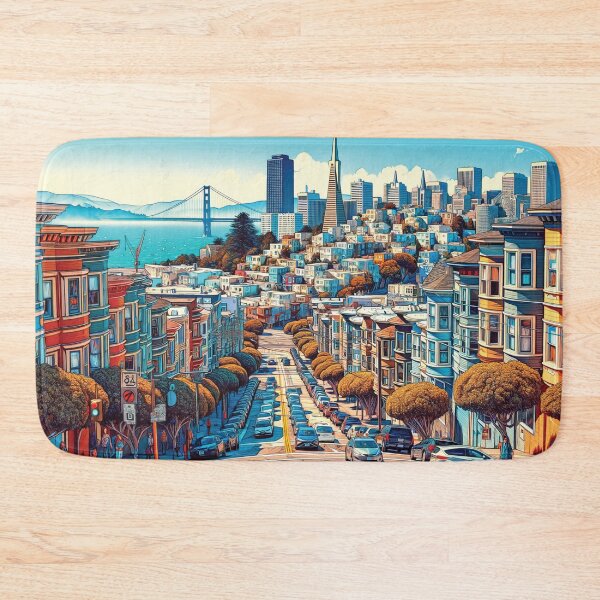Item preview, Anime Dreamscape of San Francisco designed and sold by Era-of-Traveler.