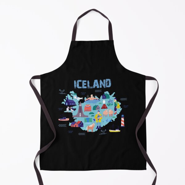 Item preview, ICELAND map designed and sold by PatternDesign91.