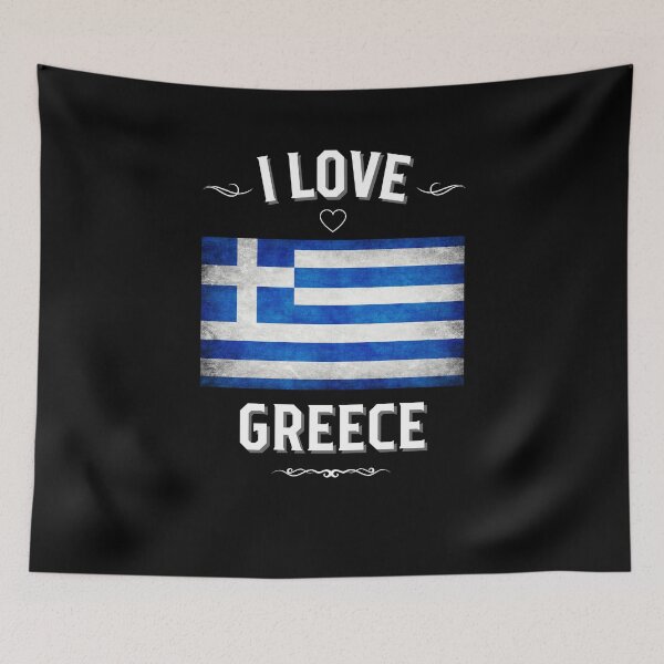 Item preview, I Love Greece designed and sold by LoveMyRoots.