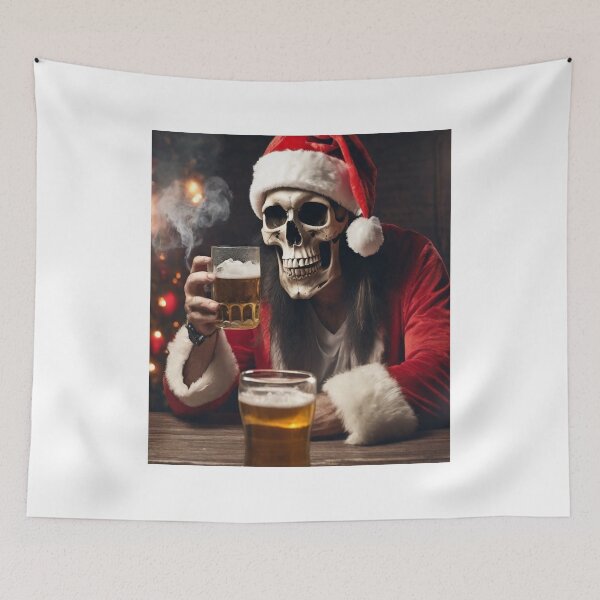 Item preview, Santa Claus skull designed and sold by Luhgoveiia.