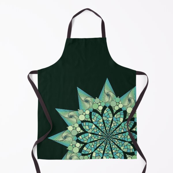 Item preview, Green Twirly Star Flower designed and sold by DHTDesigns.