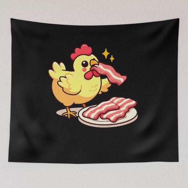 Item preview, Chicken enjoys bacon designed and sold by phys.