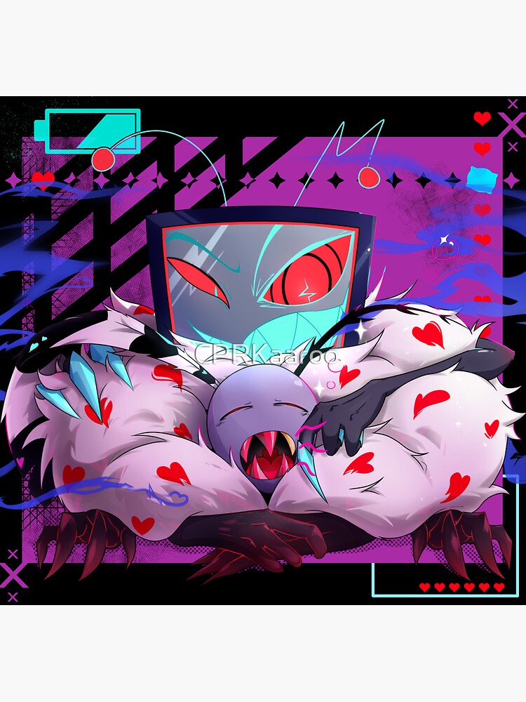 Hazbin Hotel Fluffy Vox and Valentino