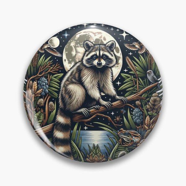 Item preview, Raccoon nights designed and sold by CypressMangrove.
