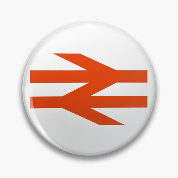 Item preview, British Rail Double Arrow logo in red designed and sold by Random Railways.