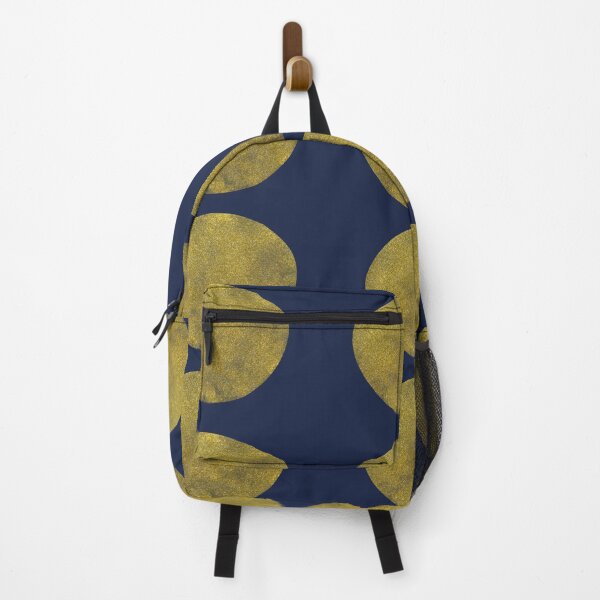 Item preview, Dark Nany Blue With Yellow Gold Big Dots designed and sold by ArDecoS.
