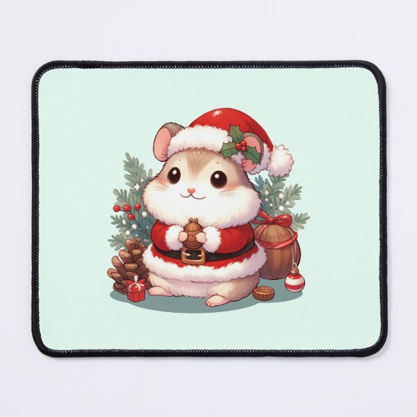 Item preview, Cute Christmas Santa Hamster designed and sold by KAI-Studio.