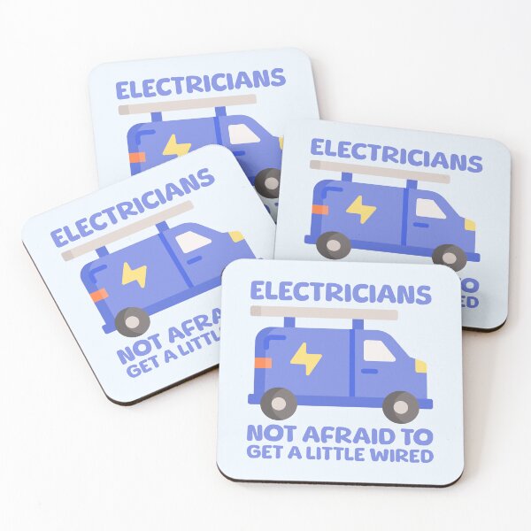 Item preview, Electricians: Not Afraid To Get A Little Wired! Funny Electrician designed and sold by PMCreative.