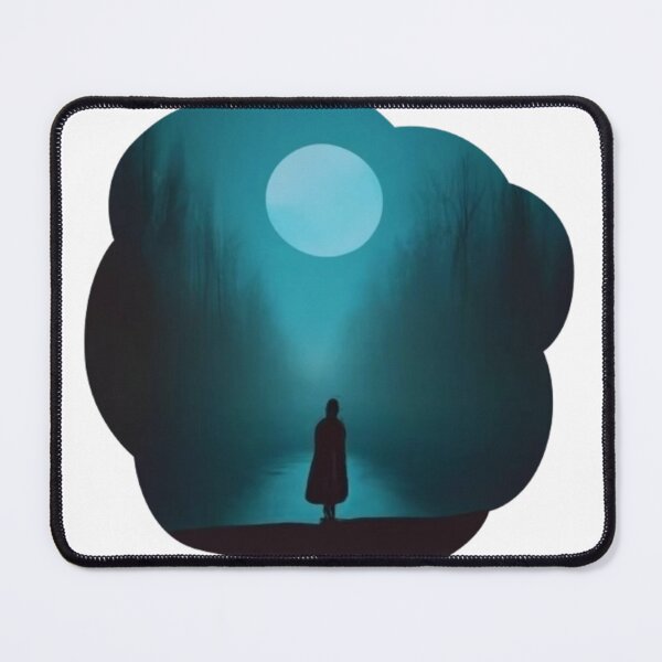 Item preview, Blue man and moonset designed and sold by PaulBlueShop.