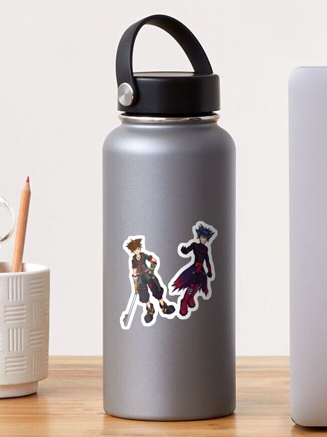 Thumbnail 1 of 3, Sticker, Sora and Vanitas - Kingdom Hearts designed and sold by Reflex76.