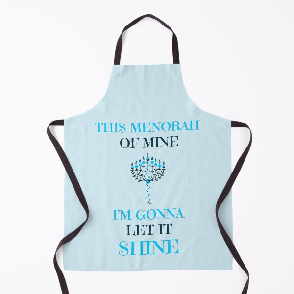 Item preview, “This Menorah Of Mine, I’m Gonna Let It Shine” Decorative Menorah designed and sold by TickleSharkDsg.