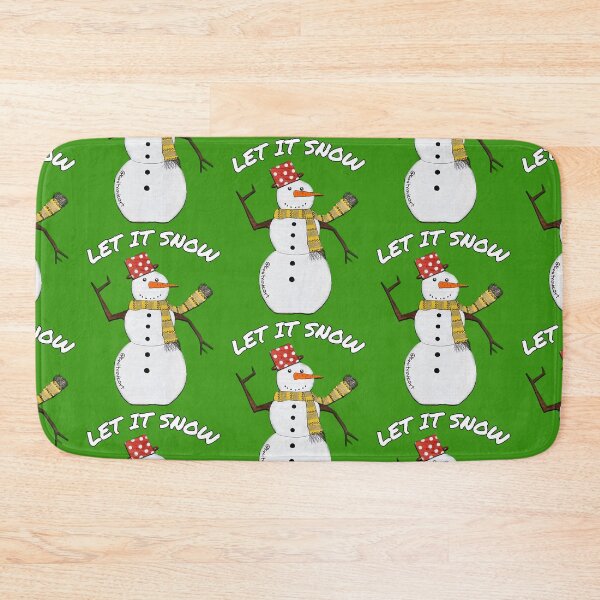 Item preview, Snowman Let It Snow - Green designed and sold by Kristijan Mitrovic.
