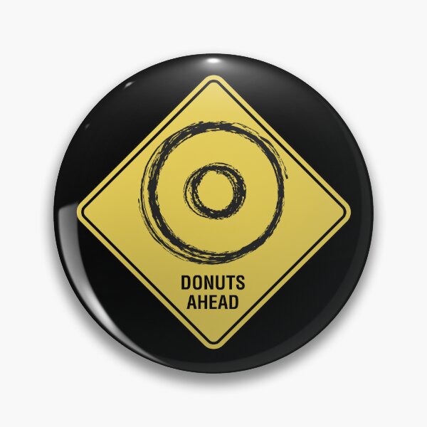 Item preview, Donuts Ahead Sign designed and sold by twHistory.