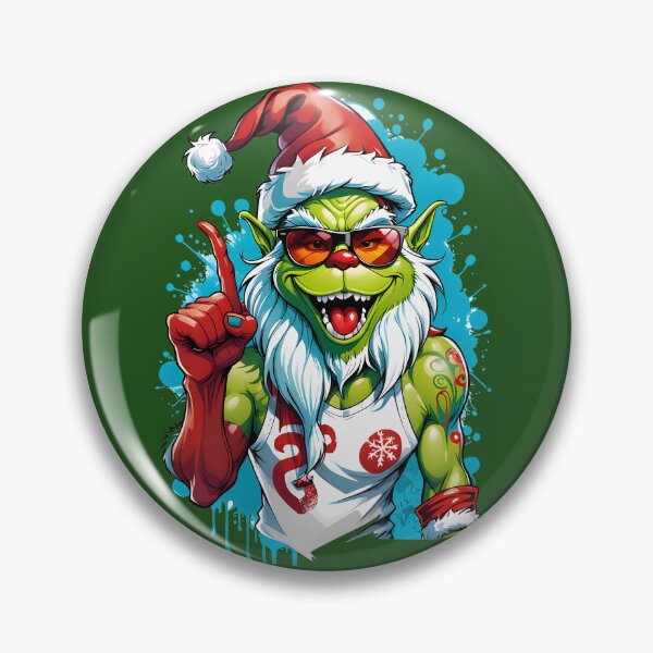 Item preview, Crazy Grinch designed and sold by BikeRelaxStudio.