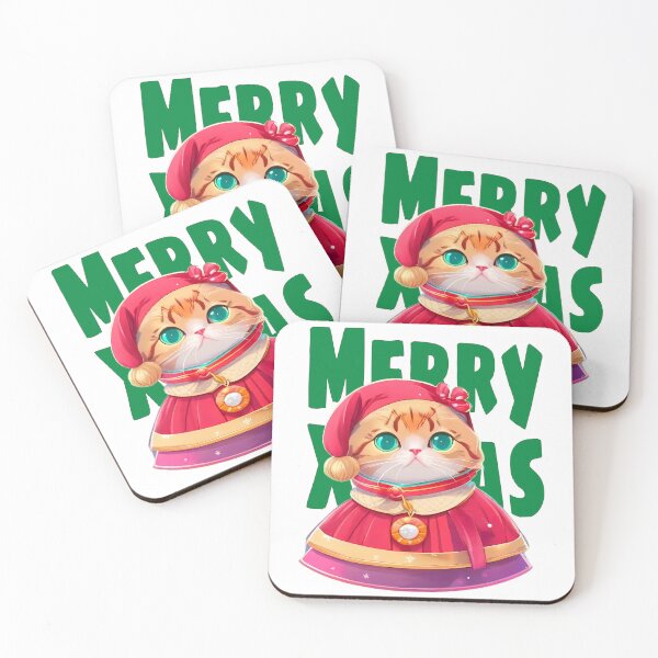 Item preview, Cute Scottish Fold Christmas Kitten designed and sold by purrfect pattern.