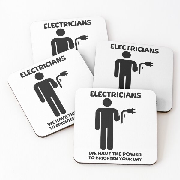 Item preview, Electricians: We Have The Power To Brighten Your Day! Funny Electrician designed and sold by PMCreative.