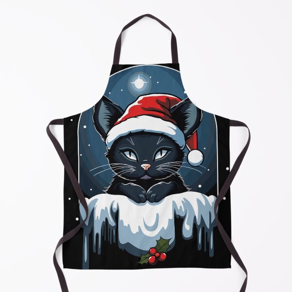 Item preview, Santa Hat Cat: A Purr-fect Christmas Stocking designed and sold by Paintit-black.