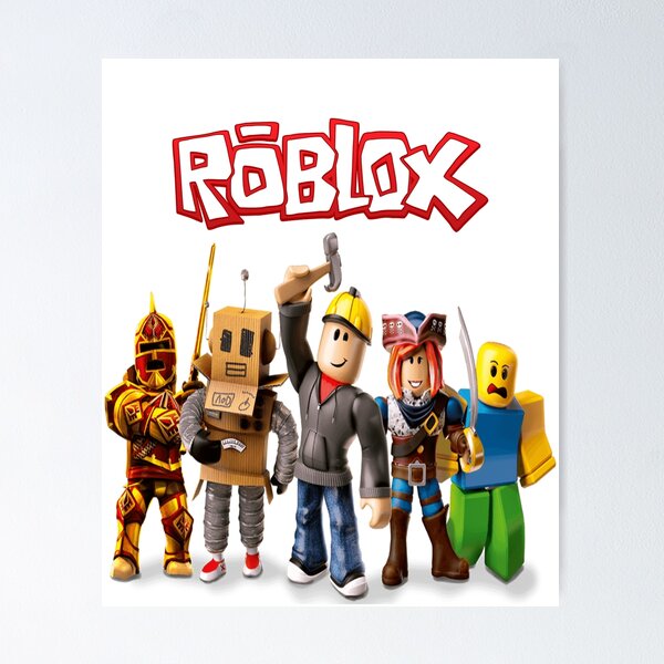 Item preview, roblox logo with all characters  designed and sold by ltiapro.