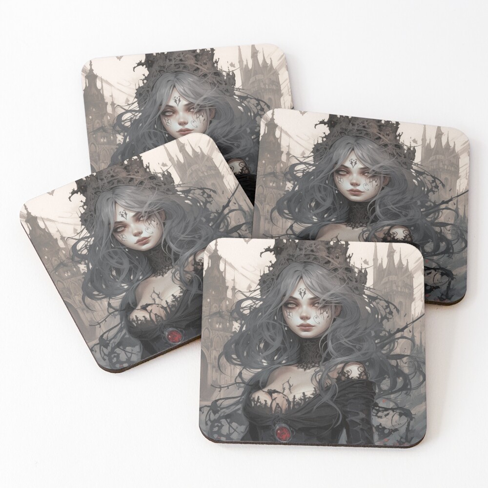 Item preview, Coasters (Set of 4) designed and sold by aetherAI.
