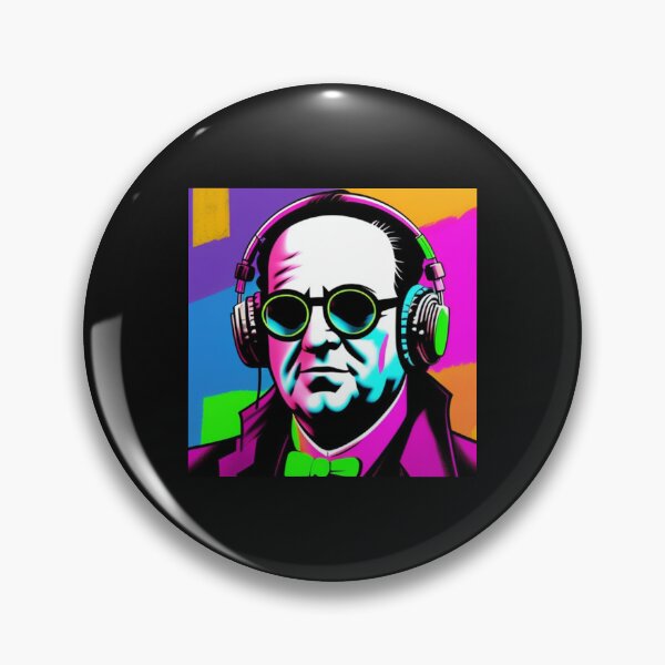 Item preview, Big Daddy Dollas Pop Art Retro Headphones designed and sold by musicgeniusart.