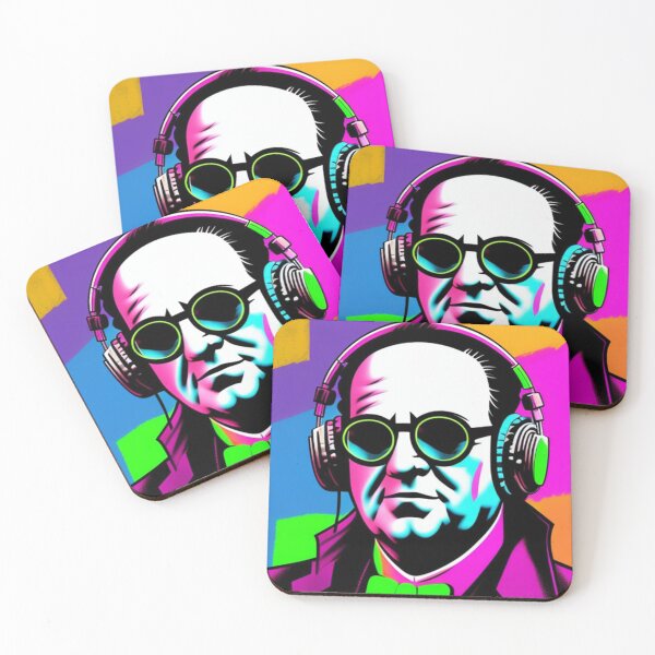Item preview, Big Daddy Dollas Pop Art Retro Headphones designed and sold by musicgeniusart.