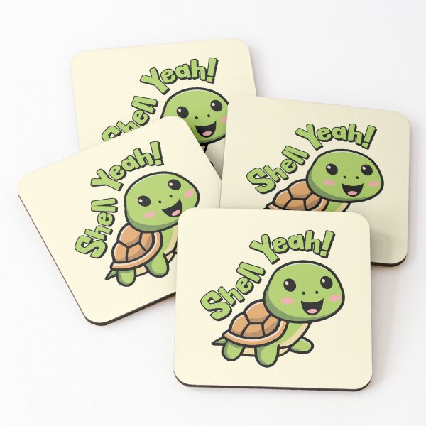 Item preview, Shell Yeah! Cute Kawaii Turtle Cartoon designed and sold by PMCreative.